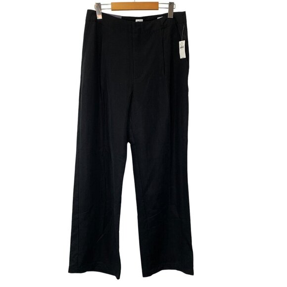 GAP Softsuit Trouser Pants Womens 10 Black High Rise/Waisted Work Classic New - Picture 1 of 8